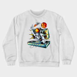 Space Alien Music DJ Crewneck Sweatshirt